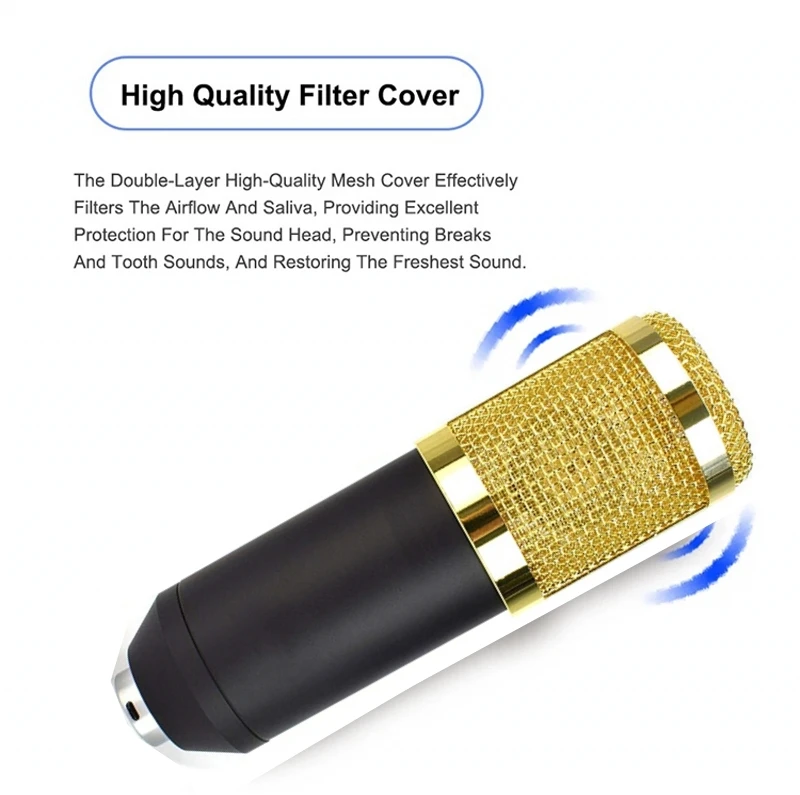 
Bm 800 микрофон студия звукозаписи наборы bm800 конденсаторный микрофон для компьютера фантомного питания bm-800 караоке V8 звуковая карта 