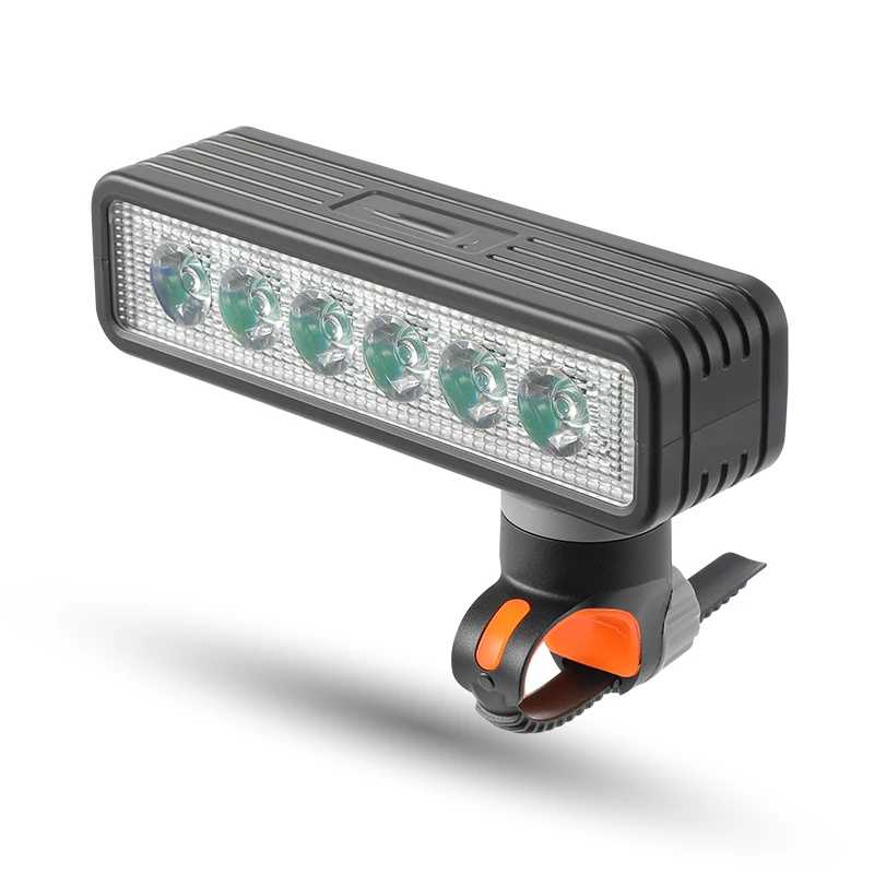 Горный велосипедный фонарь 2 в 1 высокая яркость световые бусины 1200 мАч электрический