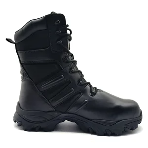 ZS ZSS050 OEM Anti-Smash Lace-Up Polyester Outdoor Tactical High-Top Field Training Water-Resistant Wear-Resistant Non-Slip