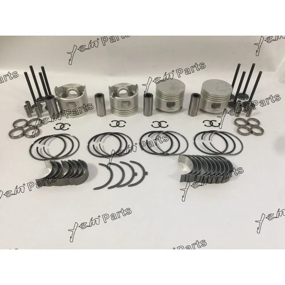 Engine Parts Piston Kit With Bearing Set & Valve Train for Toyota 2L Engine 2