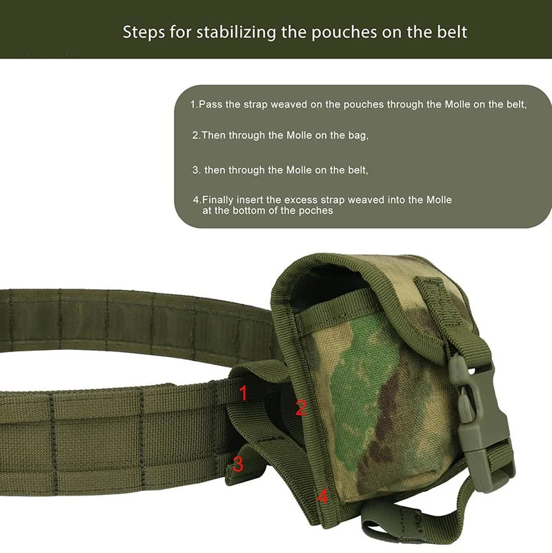 High Duty Multi-functional Tactical Belt Quick Release Rigger Belt Mountaineering Quick-release Buckle Heavy Duty Belts