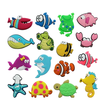 Cute Cartoon Ocean Animals Stereo Refrigerator Fridge Magnets 3D Sea Animal Fish Fridge Magnet for Whiteboard Noticeboard
