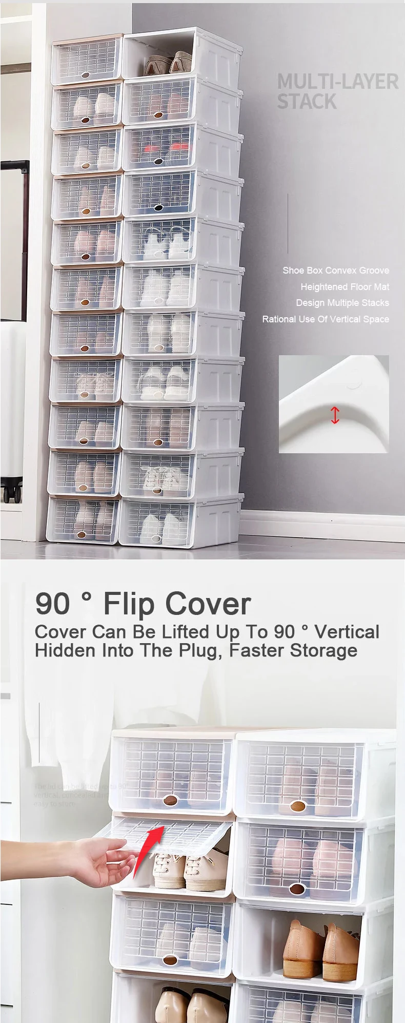 plastic cover for shoe rack on 6 Pcs Clear Drop Front Big Stackable Plastic Box Basketball Shoe Rack For Organizer Storage Large Shoe High Heels Buy Shoes Storage Rack Shoe Rack Storage Shoe Rack Organizer Storage Product On Alibaba Com