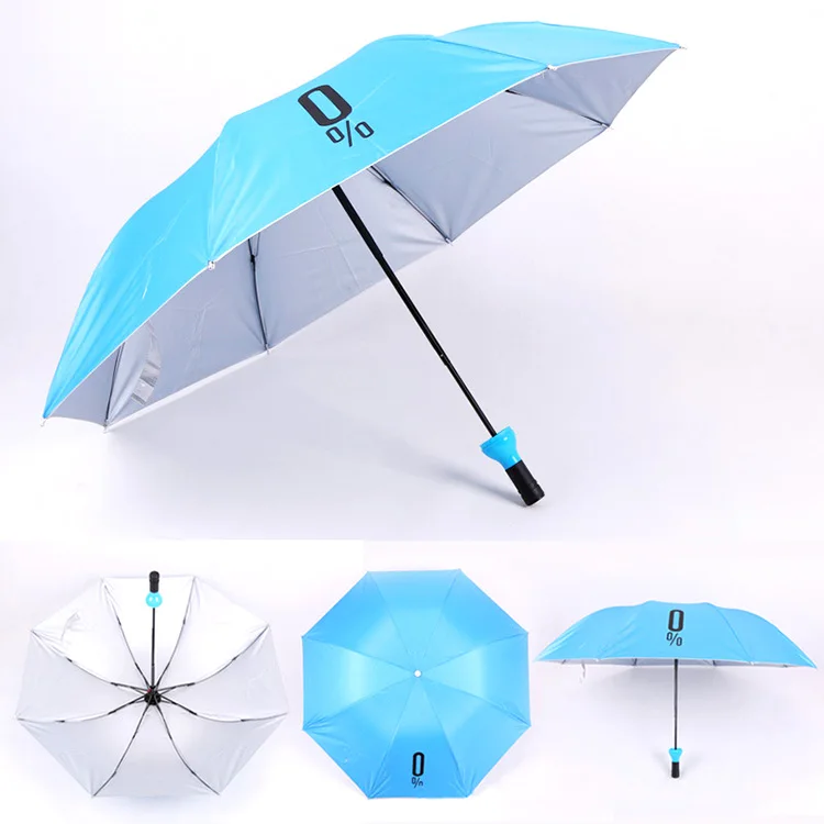 8k Wholesale 3 Fold Umbrella Cheap Price Design Solid Color Umbrella