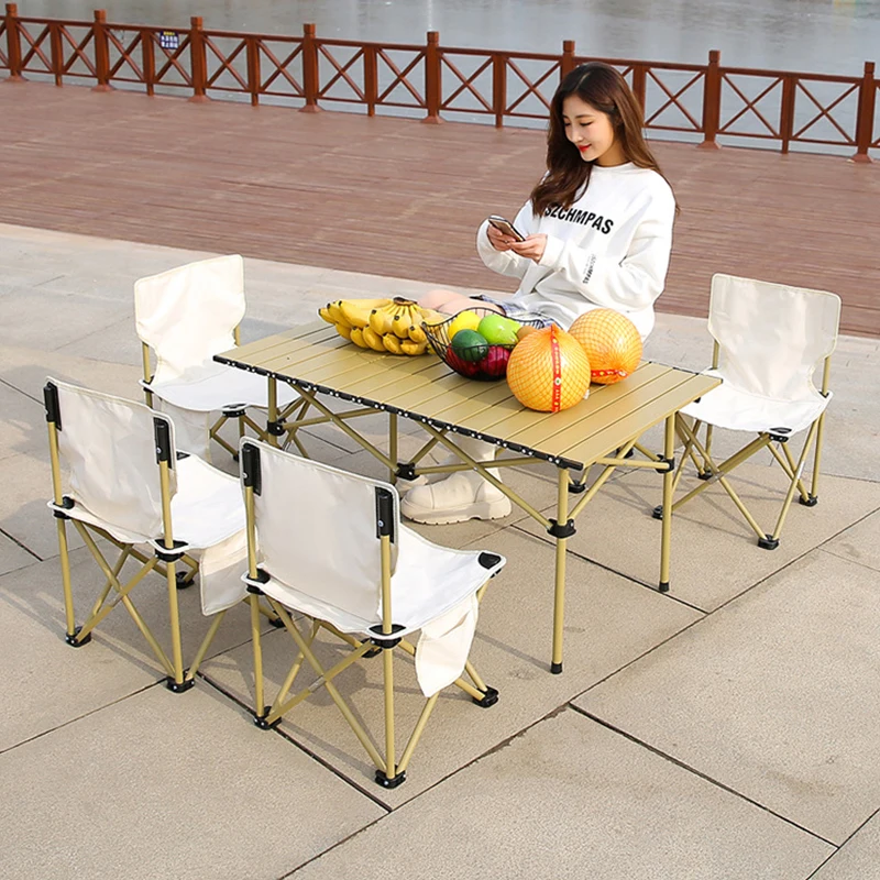 Modern Aluminum Alloy Picnic Table Factory Wholesale Aluminum Alloy