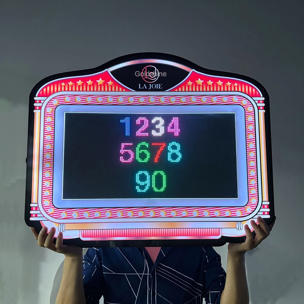 Custom Logo APP Programmable Scrolling LED Message Board Sign Vip Display Screen Bottle Service Sign Presenter for Nightclub Bar