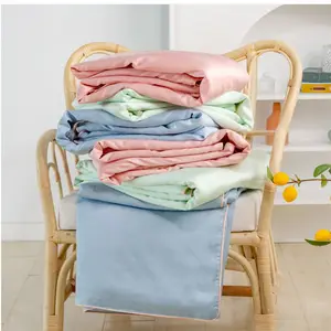 2026 New Arrivals 100% Bamboo  Kids Baby Crib  Duvet Cover Silk Smooth 100% Bamboo Bedding Sheet Bedding Set