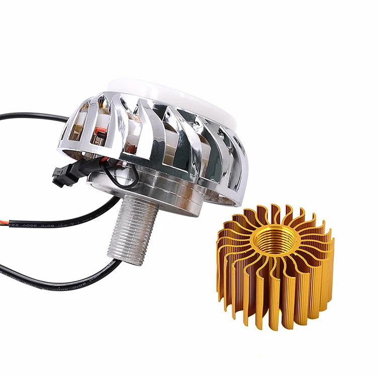 Круглый проектор для мотоцикла светодиодная фара «ангельские глазки»