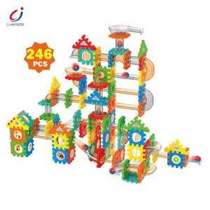 Chengji Marble Run Game Toys Children Educational Creative Diy Rolling Ball Creative Building Blocks Stem Educational Diy Toy