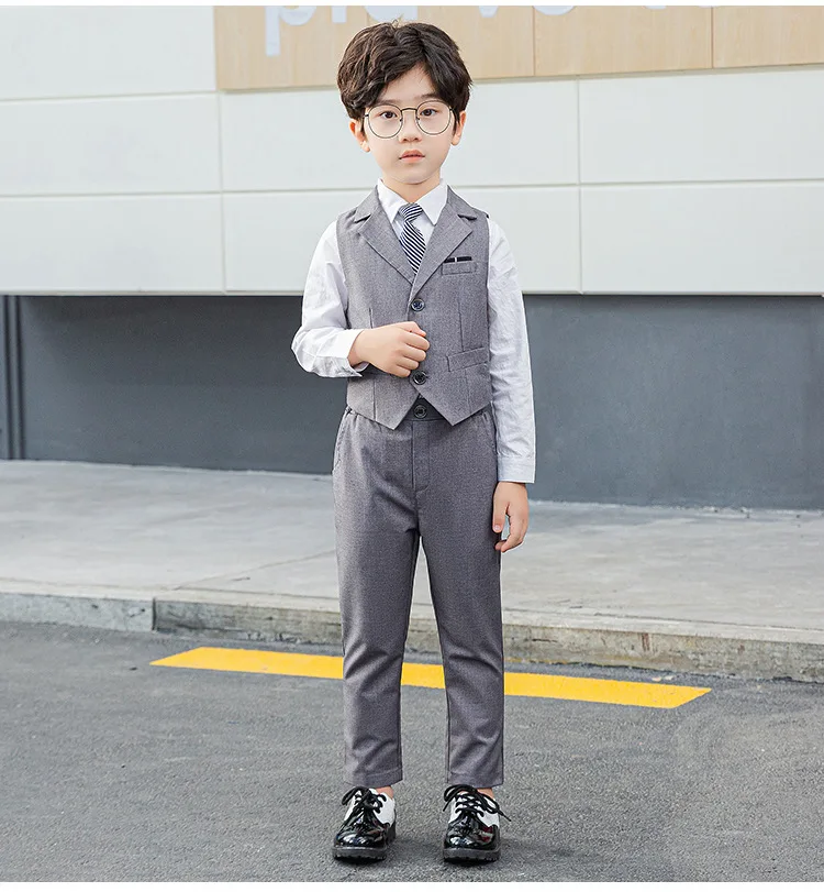 Dress Shirt Baby Boy Grey Dress Pants Baby Boy Wedding Suit Formal