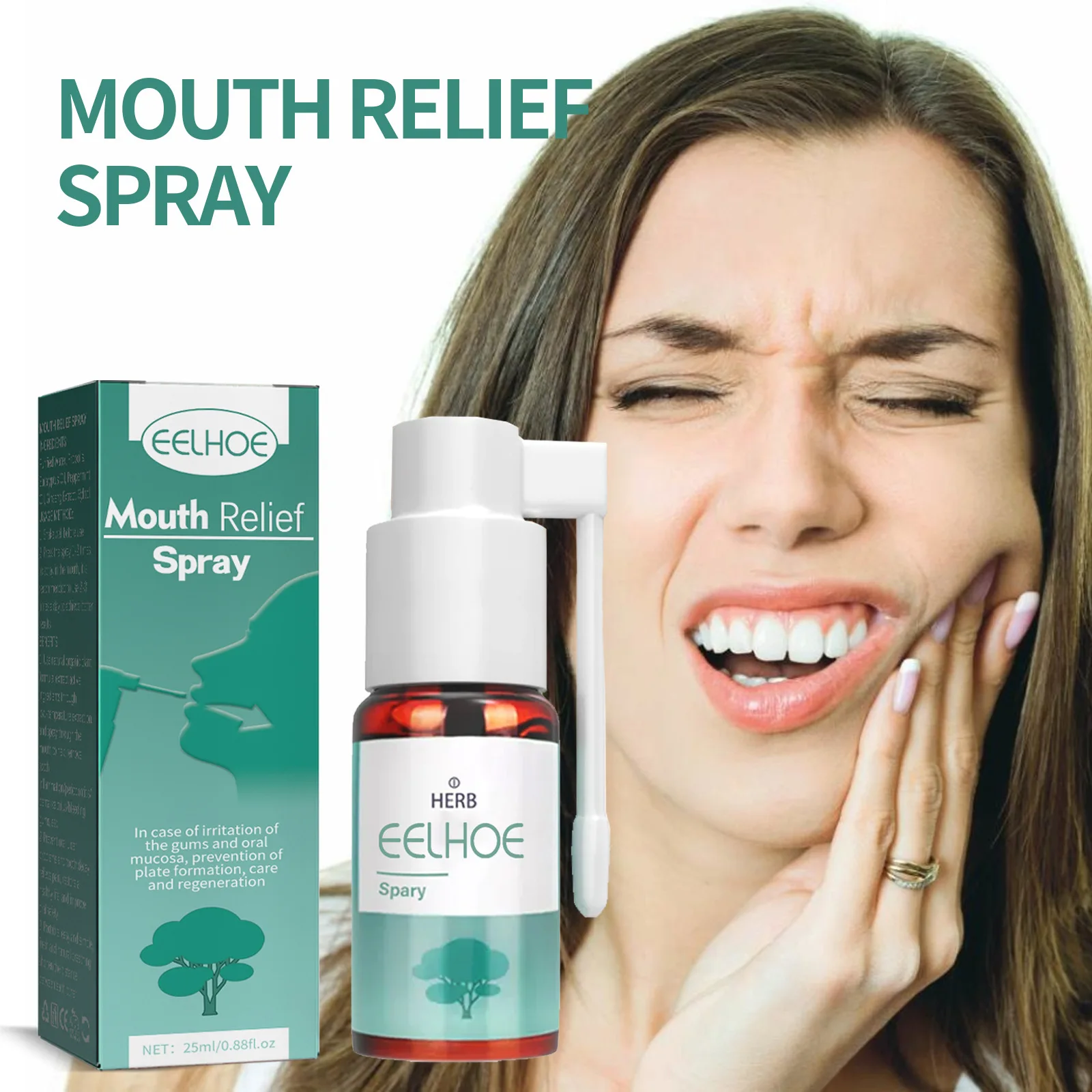 Relieve Oral Ulcer Periodontal Pain On Fire Bubbling Oral Care Spray