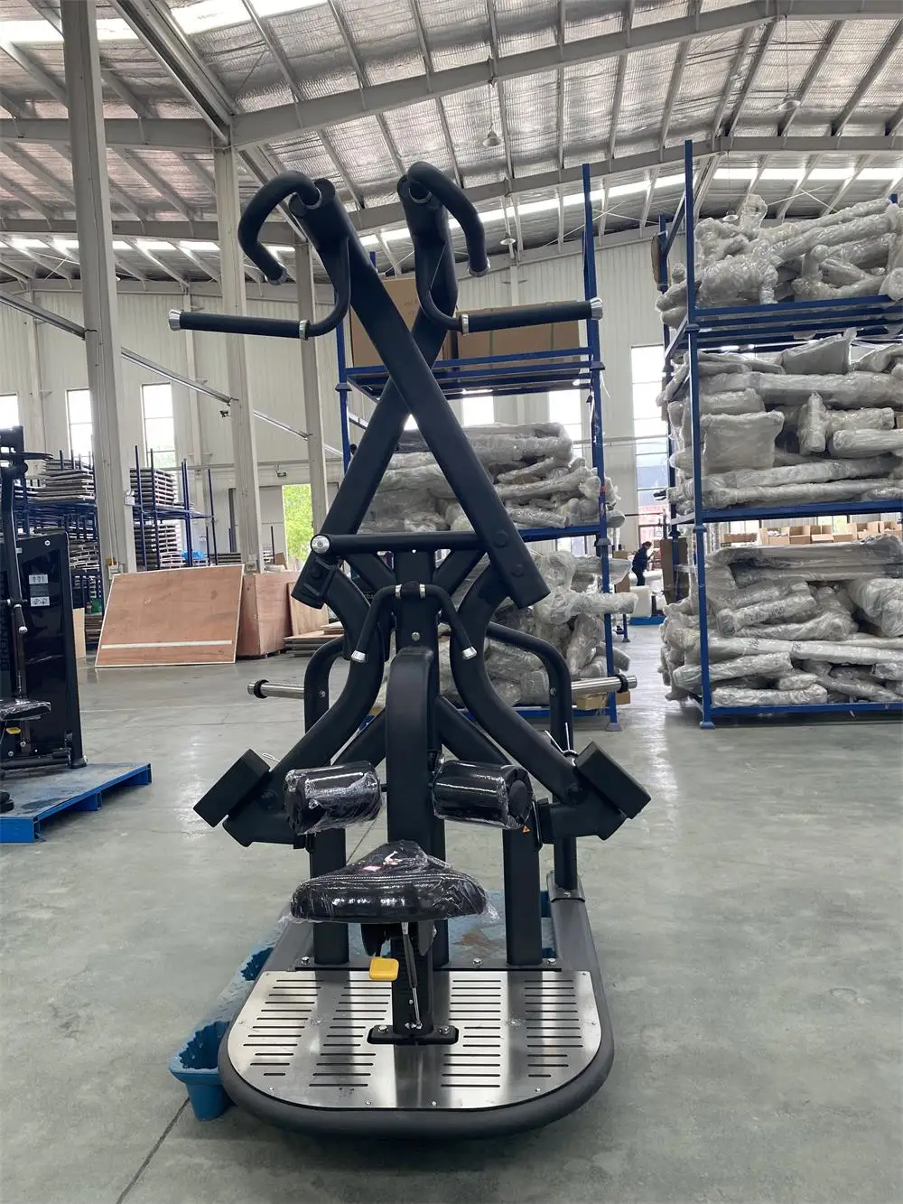 Mercy Rack Machine X Lat Pulldown Steel Plate Loaded Gym Equipment for Bodybuilding Safety ...