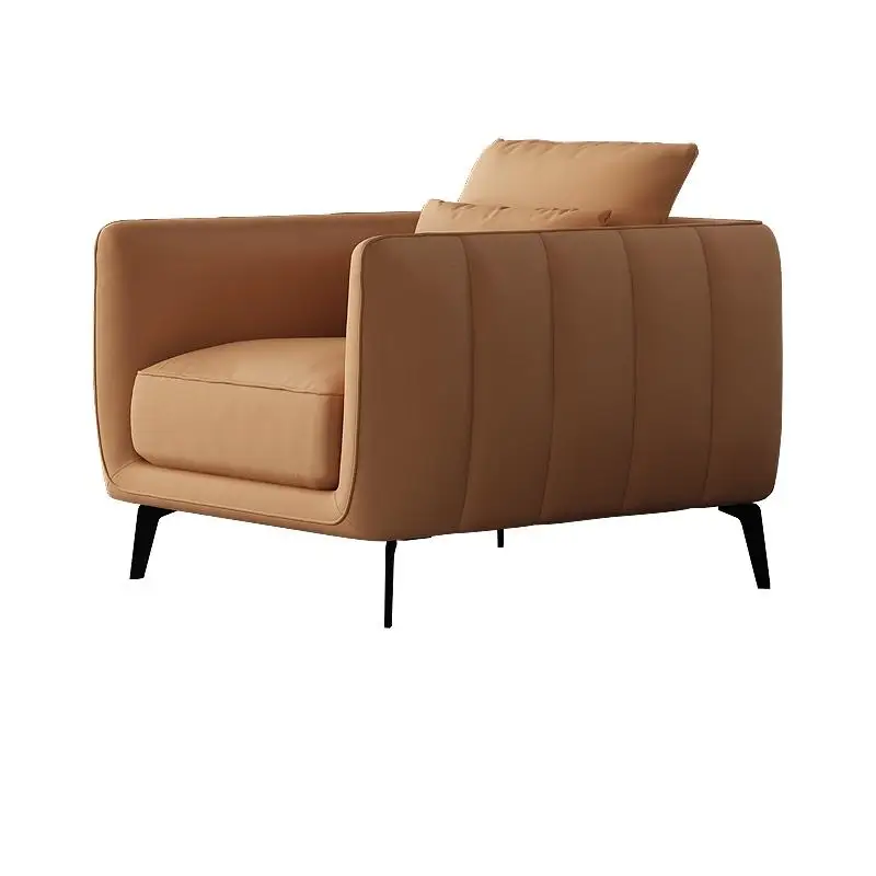 Noric post-modern light luxury sofa 1+2+3 combination leisure leather sofa small family living room furniture