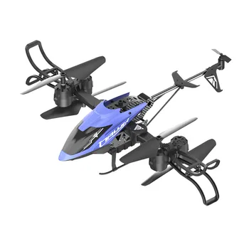 Indoor children's toy model one-button take-off and landing 2.4G remote control helicopter with camera fixed height rc plane
