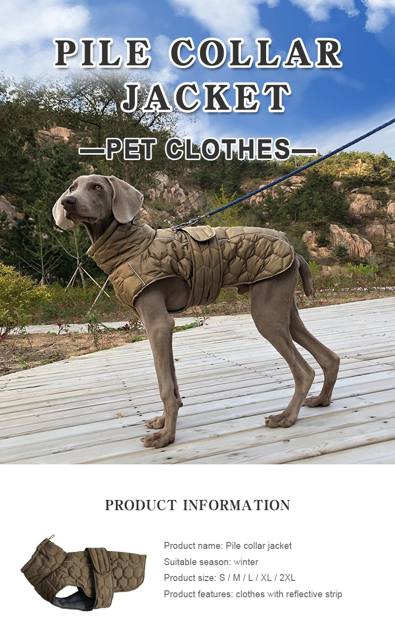 Custom Dog Clothes Quilted Cat Apparel Jacket Cute Small Brand Winter