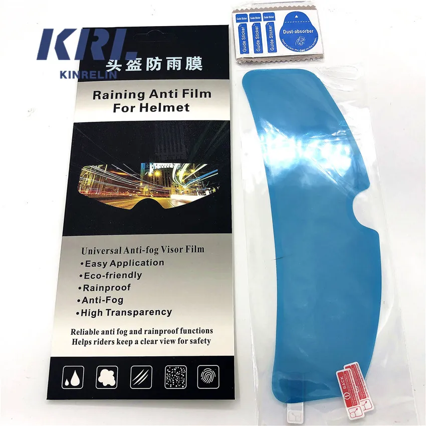 water resistant film for helmet