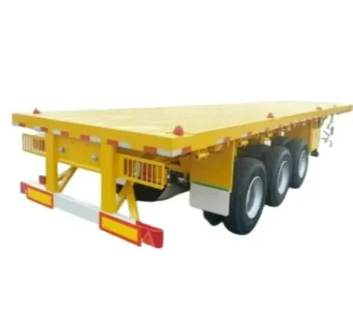 Shipment 40/45ft Container Shipping Flatbed Trailer 3 Axle Flatbed Semi Trailer 40ft Price