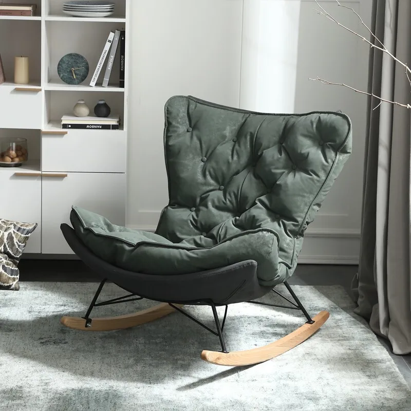 Factory Direct Rocking Chair Nordic Living Room Balcony Family Lounge