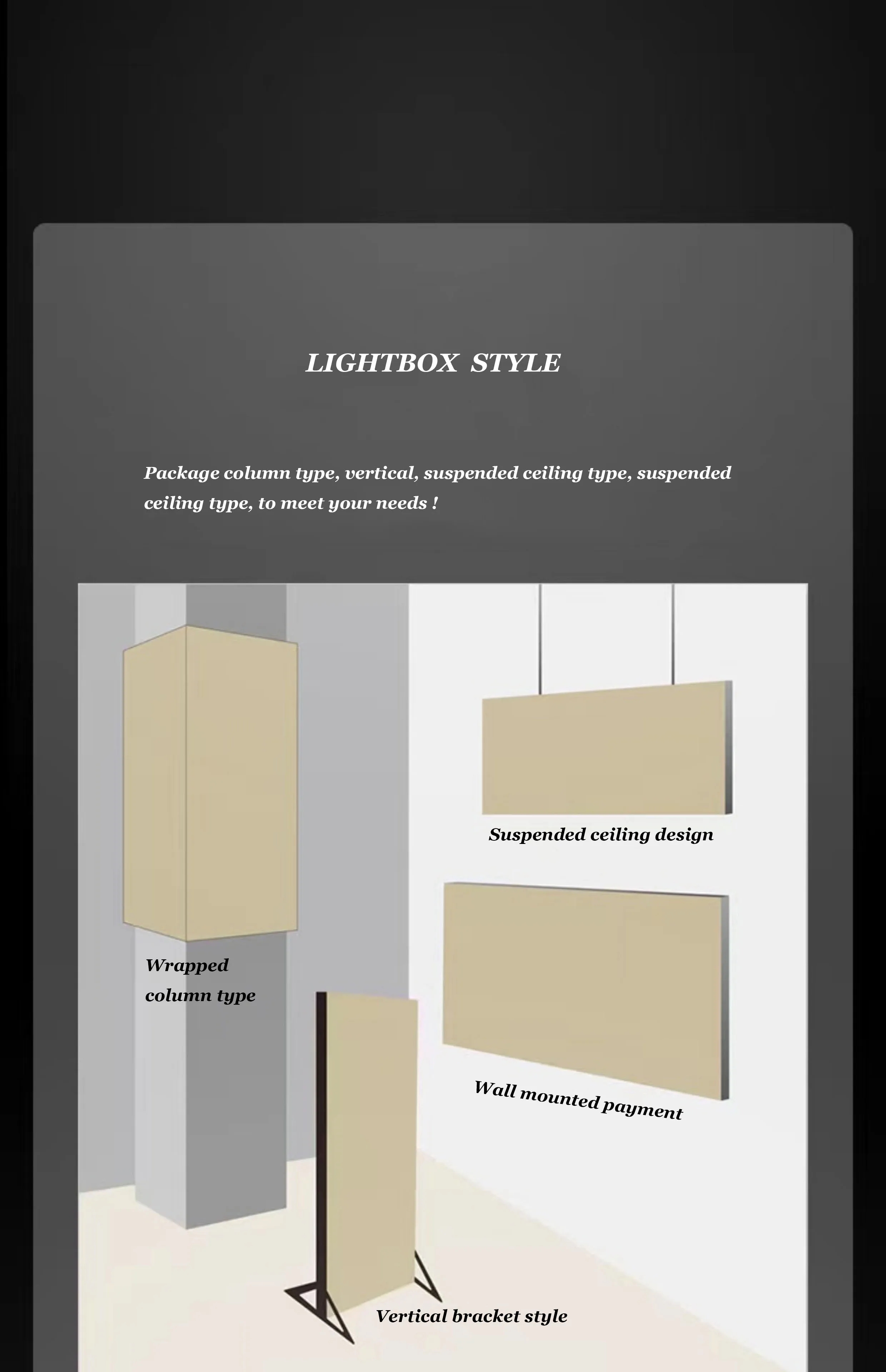 Full Color Light Box Dynamic Gradient Color Illusion Led Light Box