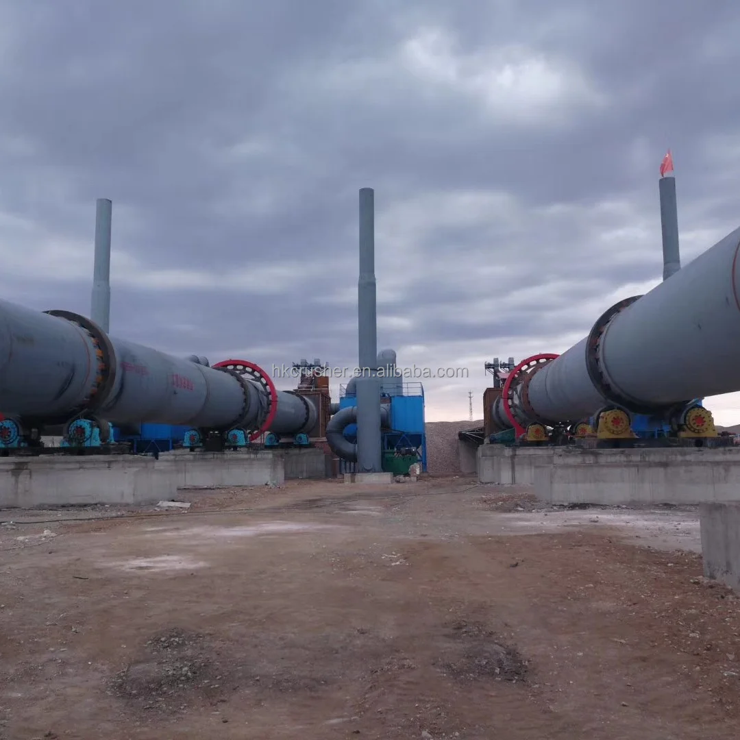 Capacity 200 Ton Per Day Active Lime Rotary Kiln