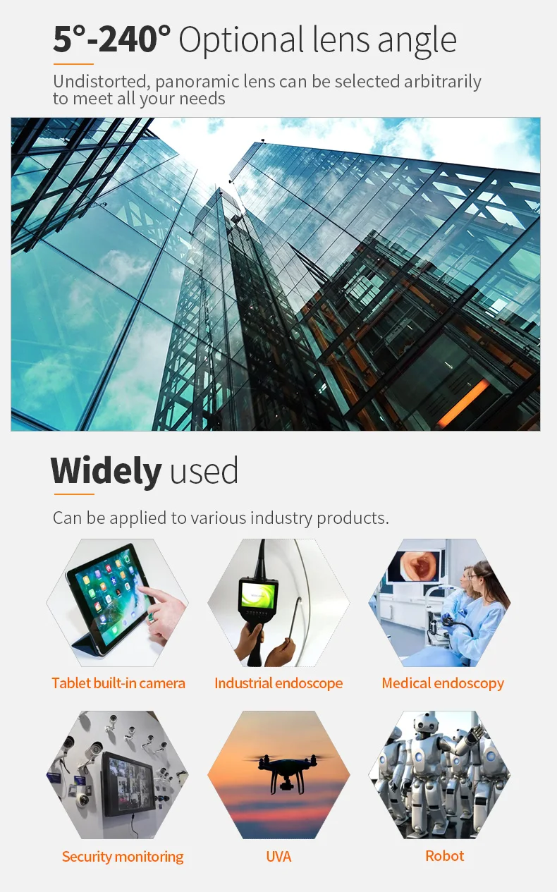 DGZX 1080P 60fps HD OV2740 Micro Macro IR Industrial Medical Pipeline Inspection Endoscope Camera Module with Flash插图1
