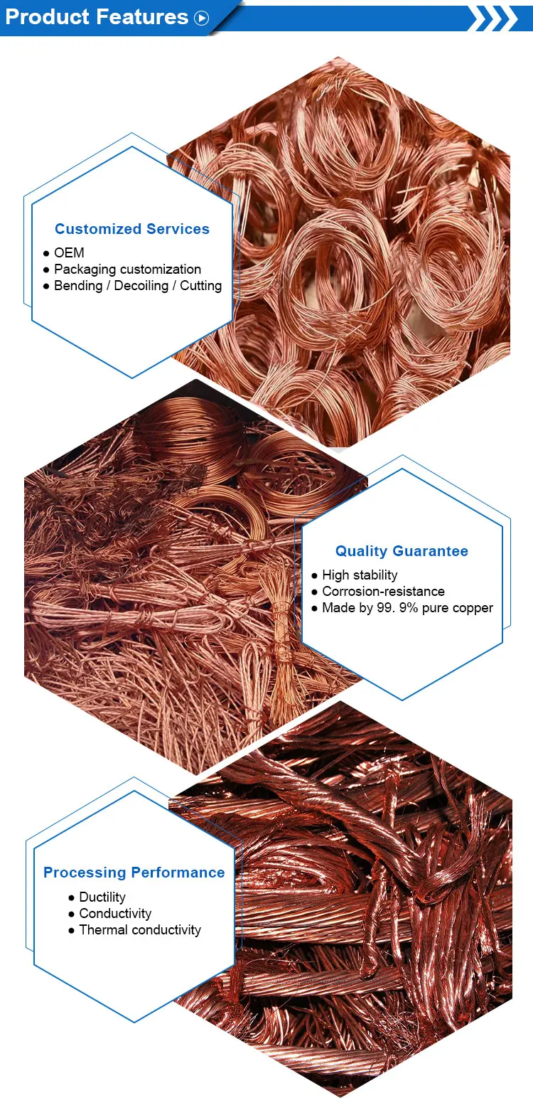 High Quality Insulated Copper Wire Scrap 99.9% Pure Mill-berry Copper ...