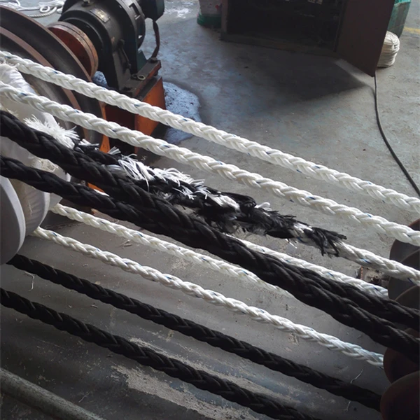64mm White PP Polypropylene 8 Strand Mooring Rope for Marine Use 3