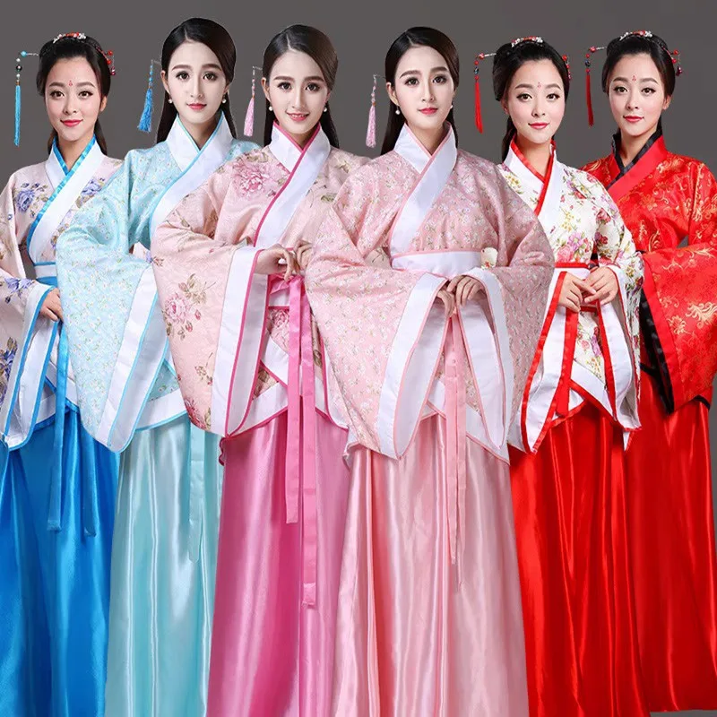 Alibaba.com: BAIGE Women Elegant Fairy Costume, Female Hanfu Tang Costume,  Princess Dress for Women : Apparel & Accessories