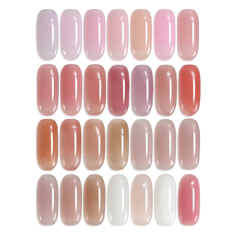 Wholesale Customized Logo Nail Extensions Fast Liquid Brush on Poly Gel UV LED Brushable Soak Off for Nails With 15ml Bottle