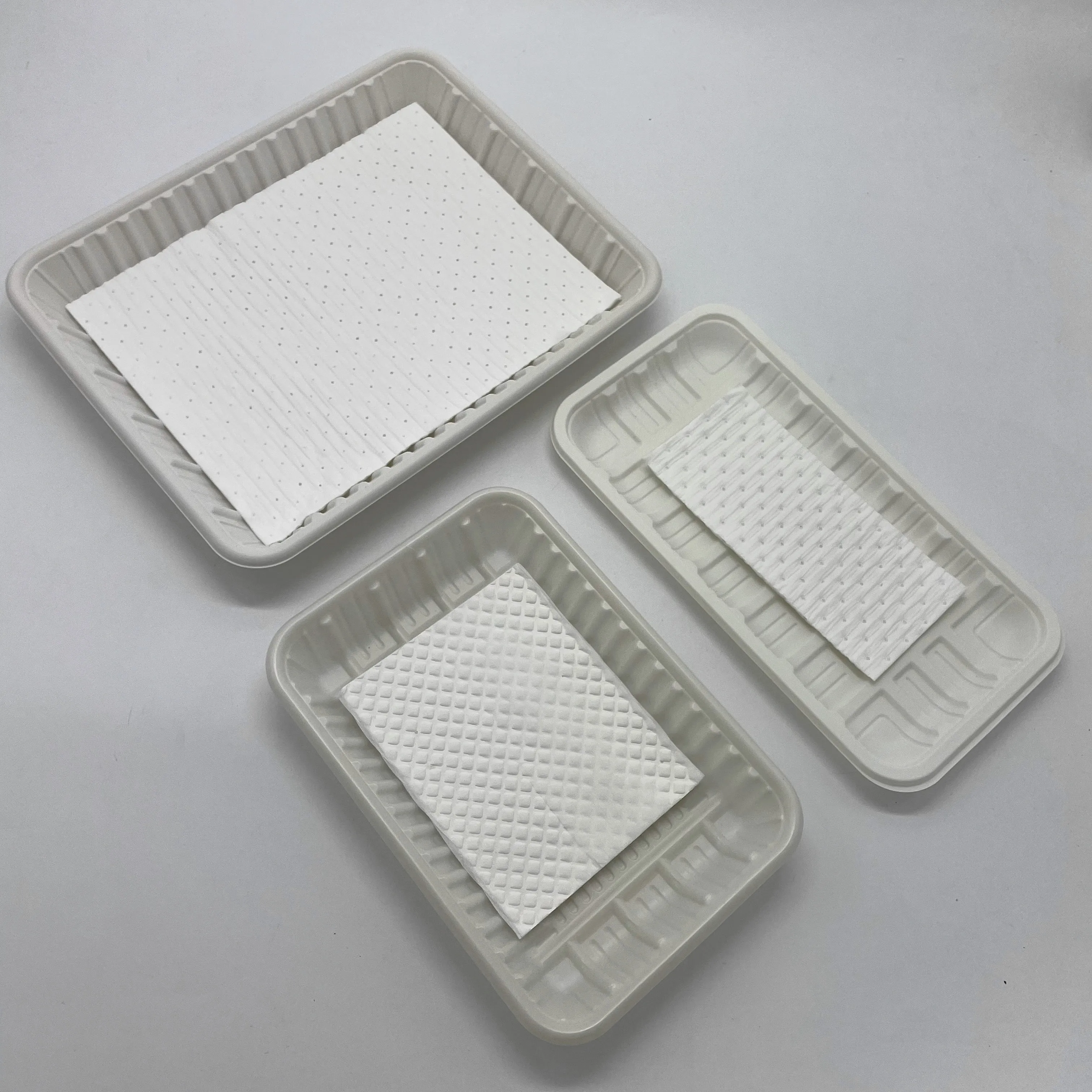 Biodegradable High Quality Absorption Meat Absorbent Pad For Packaging