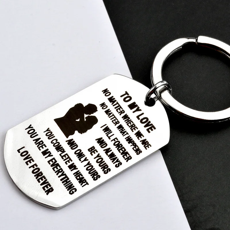 Husband & Wife - Personalized Wooden Keychain - Best Gift For Couple |  Giftago