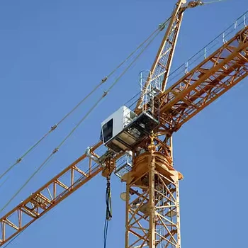 Top Quality T7530-16H Tower Crane for Engineering & Construction Machinery Cranes Yellow Colored 16 Ton Loading