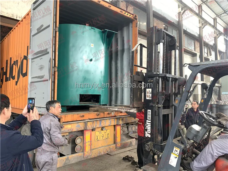 No Smoke Hard Wood Biochar Macadamia Shell Charcoal Making Machine