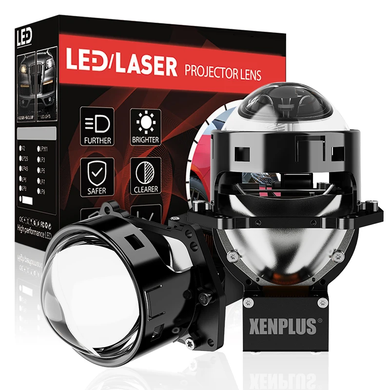 XENPLUS LP37 180W 6500K LED Bi Projector Headlights with Angel
