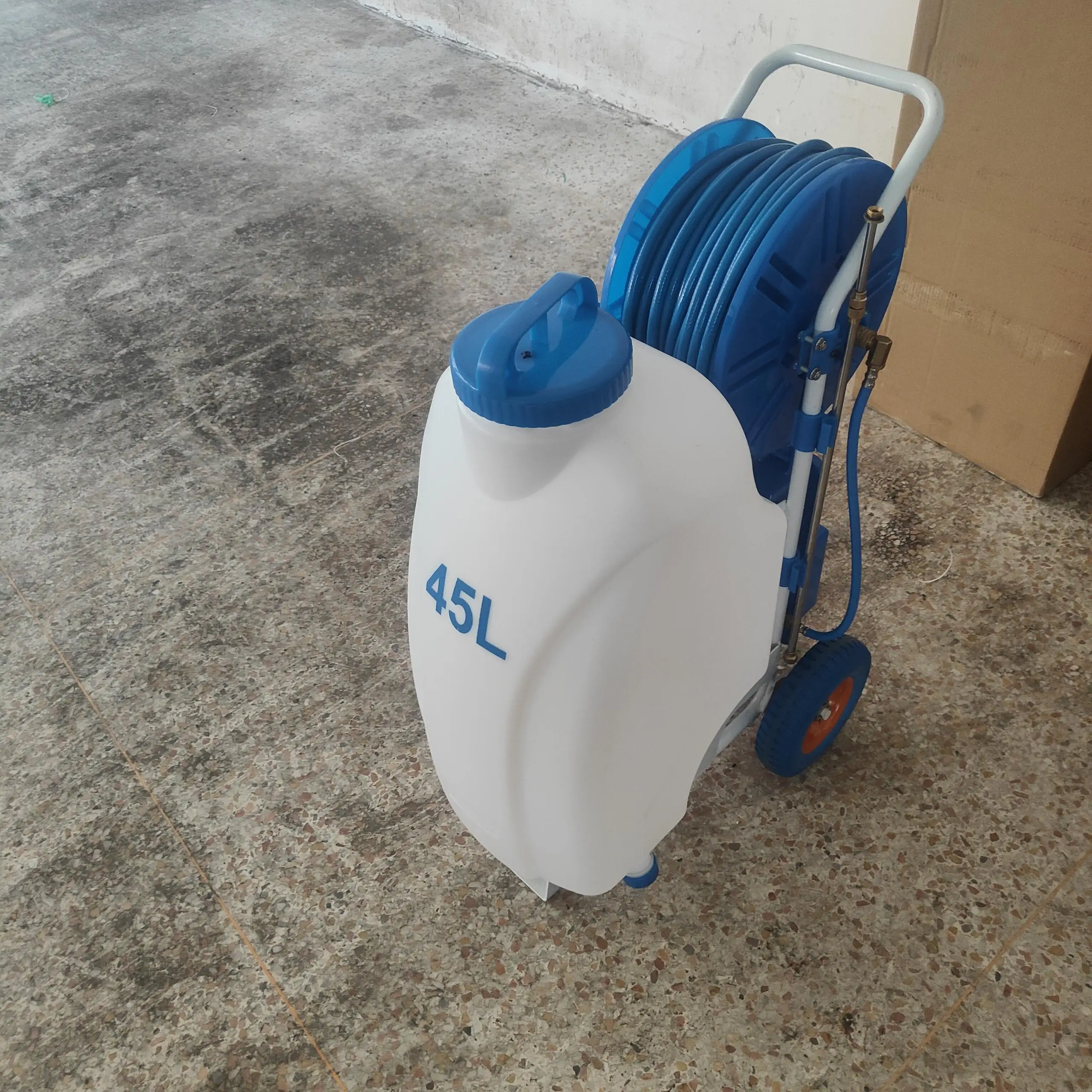 IF-45L IFOURNI Convenient Small Handcart High Quality 45L Agricultural Sprayer Electric Trolley Sprayer With Wheels