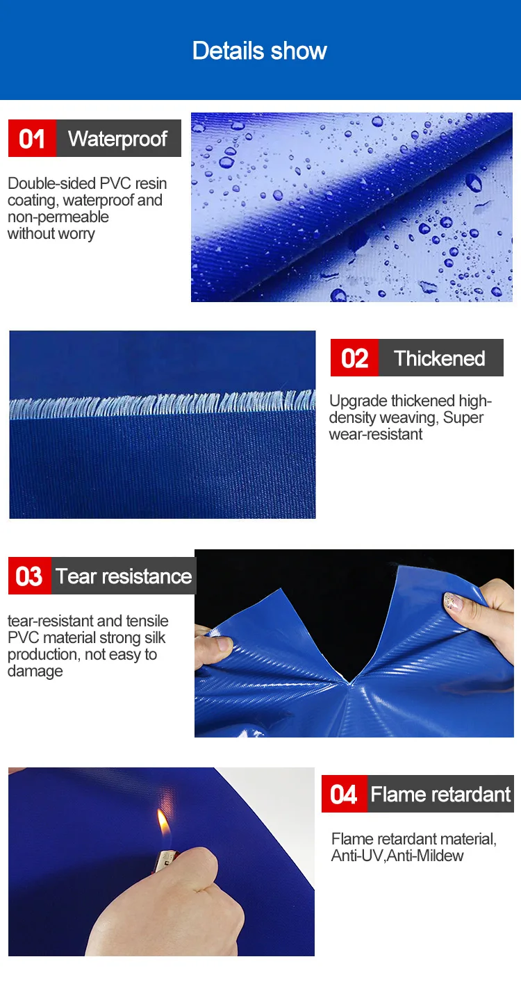 Jutu Airtightness Tension Pvc Coated Tarpaulin Inflatable Fabric Pvc ...