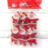 3 pouces 5x65 cm rouge floqué pour seniors-pack de 6-175 g