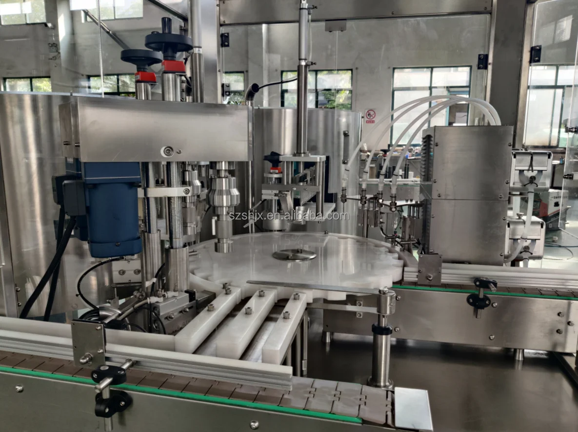 10ml-100ml Automatic Glass Dropper Bottle Filling Capping Machine for Essential Oil Hemp Oil details