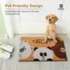 Cartoon Imitation Coconut Fiber Floor Mat - 14