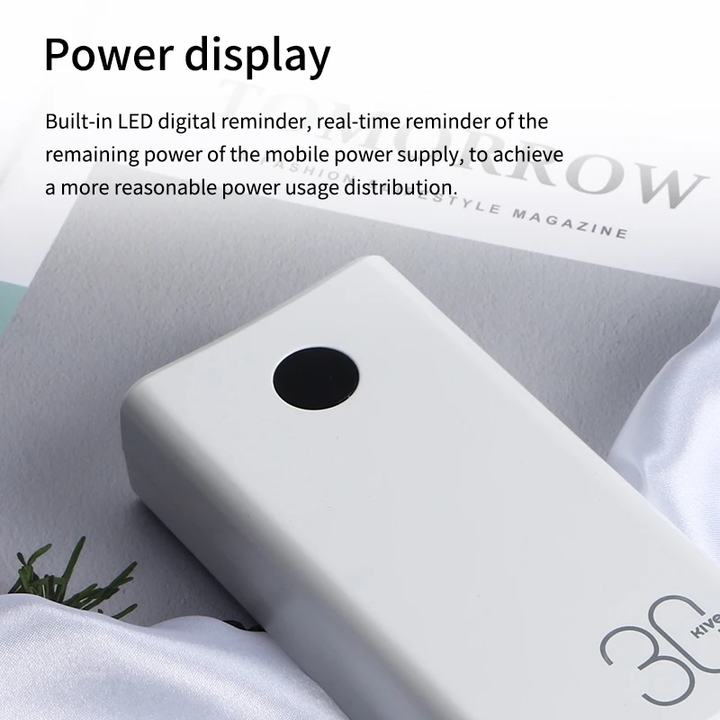High Capacity Fast Charging Portable Mobile  Powerbank 30000 Mah Power Bank Battery Bank Charger