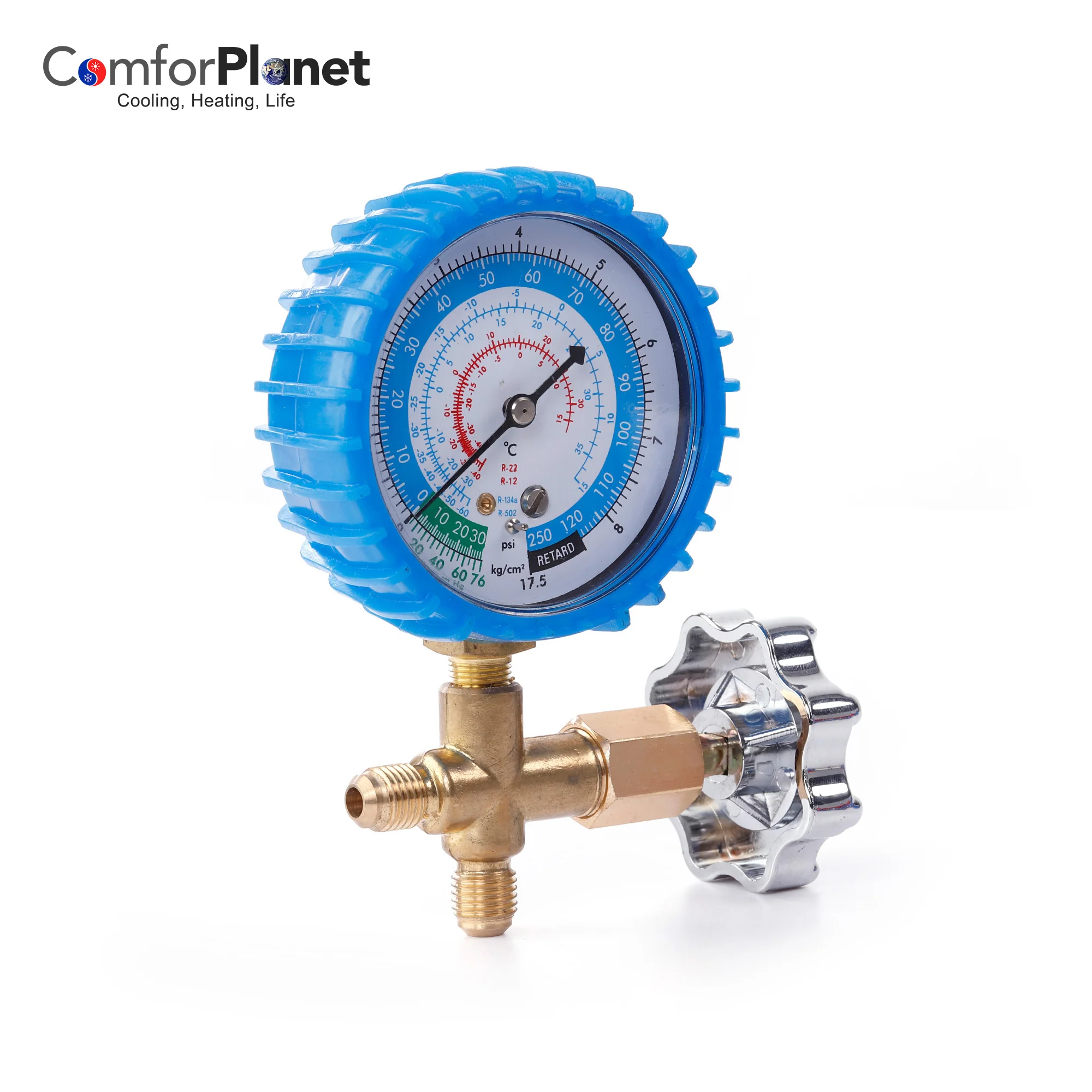 Refrigerant Single Pressure Gauge Valve Rt466l For Air Conditioner
