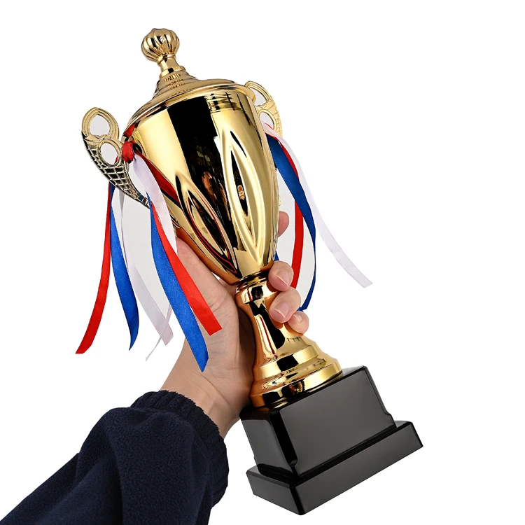 product hot selling high quality free design metal trophy customized logo school sports trophy sports match metal gold trophy-7