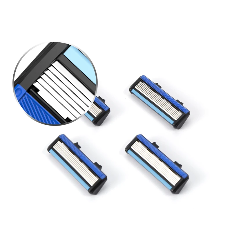 System Razor 6 Blade Good Quality Shaving Barber Razor Cartridge