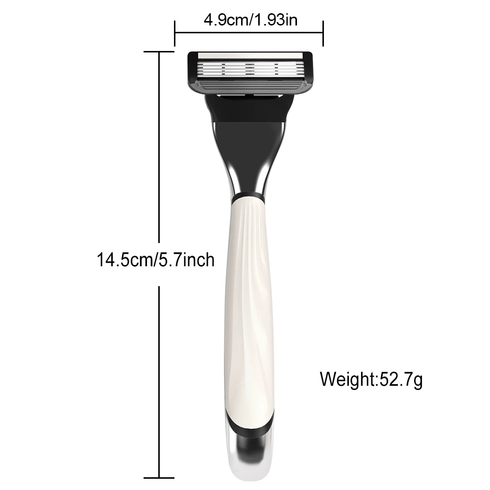Five Curved  Blades System Razor With High Quality for Men Personal Care Imported Stainless Steel Blades Accept OEM
