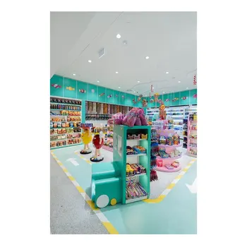 Candy Shelf Display Fountain Colorful Interior Design Round Candy Display Candy Decoration Store