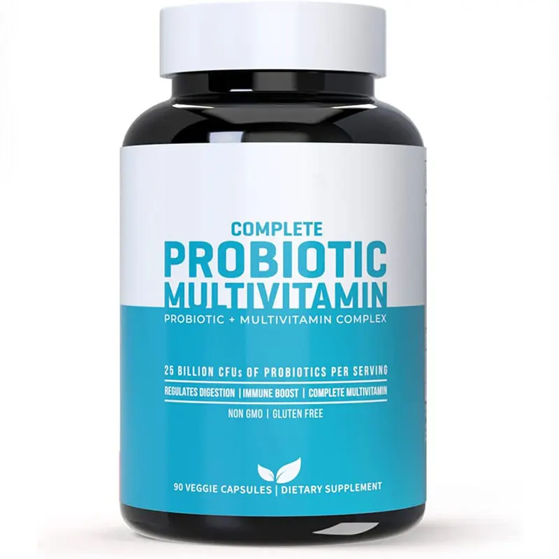 Complete Probiotic Multivitamin Capsules Vitamins Probiotics 25 Billion ...