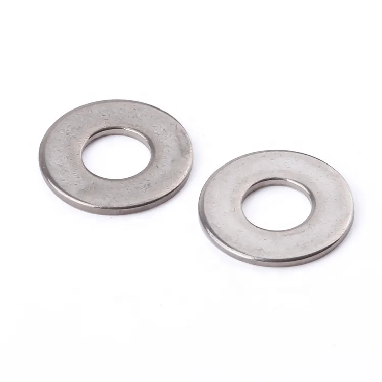 DIN9021 factory price round metal washers plain penny ring stainless steel flat washer fastener