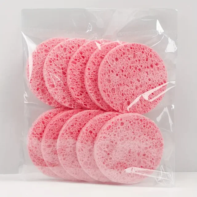 Natural and environmentally friendly body beauty wood pulp sponge for deep cleansing facial bathing compression sponge