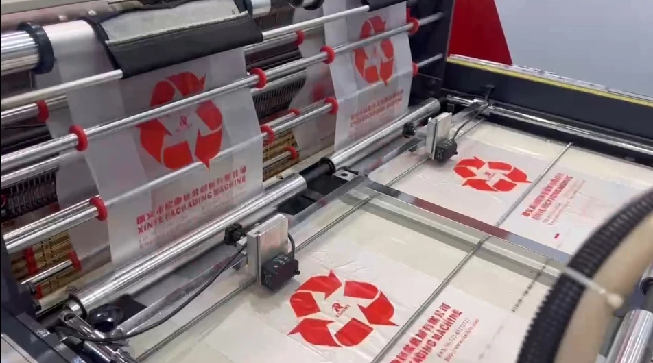 Automatic Plastic BBag Logo Printing Machine Plastic Bag Making Machine in Dubai