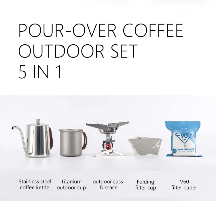 New Arrival Latest Design Camping Pour Over Set Customized Outdoor Coffee  Set Camping Kitchen Set - Buy New Arrival Latest Design Camping Pour Over  Set Customized Outdoor Coffee Set Camping Kitchen Set